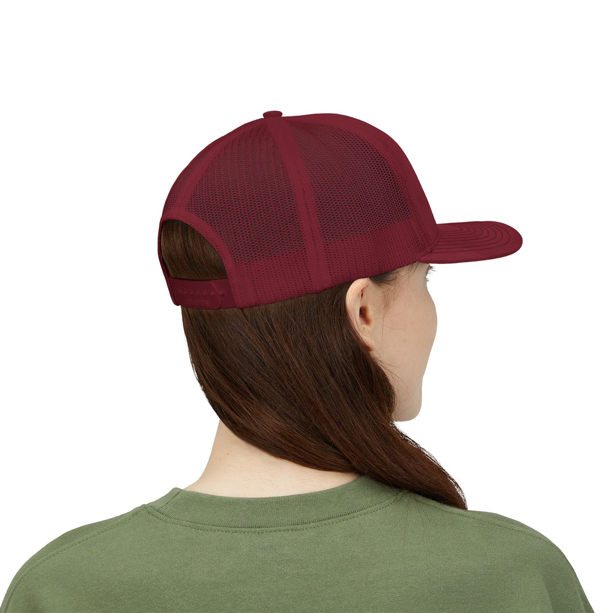 Grow Embroidered Trucker Hat, Adjustable Mesh Snapback for Gardeners & Plant Lovers